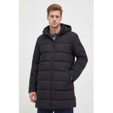 Barbour geaca barbati, culoarea negru, de iarna