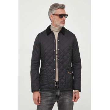 Barbour geaca barbati, culoarea negru, de tranzitie