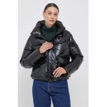 Blauer geaca de puf femei, culoarea negru, de iarna