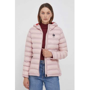 Blauer geaca femei, culoarea roz, de tranzitie