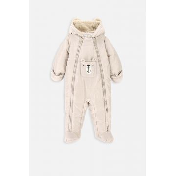 Coccodrillo combinezon bebe culoarea bej