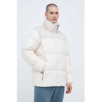 Columbia geacă M P￬t II Jacket bărbați, culoarea bej, de iarnă 2025821