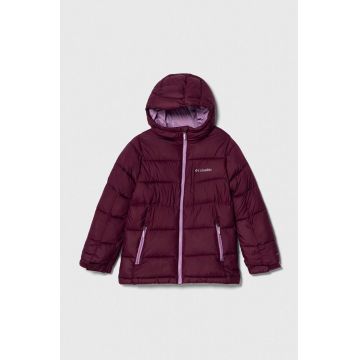 Columbia geaca copii U Pike Lake II Hdd Jacke culoarea bordo