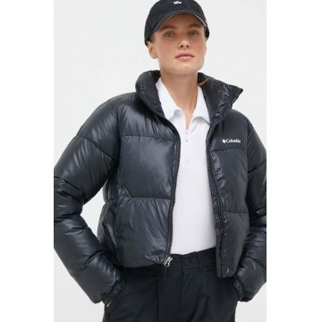 Columbia geacă P￬t Cropped Jacket femei, culoarea negru, de iarnă 2002491