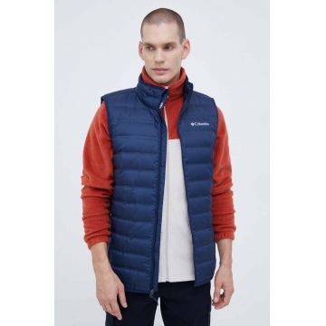 Columbia vestă sport cu puf Lake 22 culoarea albastru marin, de tranzitie