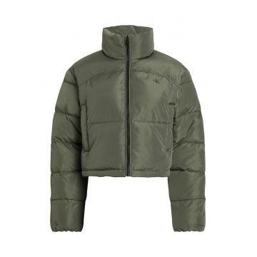 Geaca crop cu vatelina