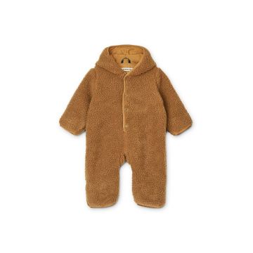 Liewood combinezon bebe culoarea maro