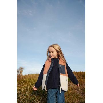 Liewood vesta copii culoarea portocaliu Liewood vesta copii culoarea portocaliu