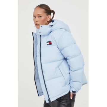 Tommy Jeans geaca de puf femei, de iarna