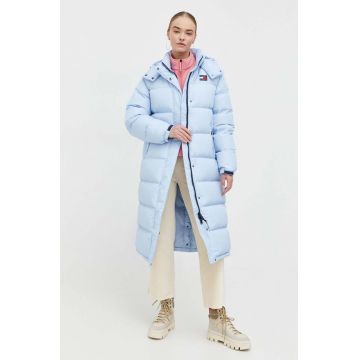 Tommy Jeans geaca de puf femei, de iarna