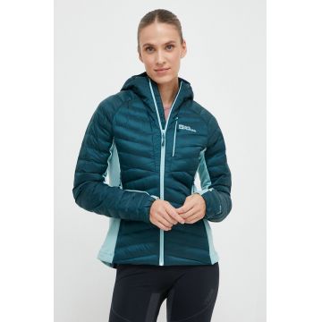 Jack Wolfskin geaca sport Routeburn Pro culoarea verde