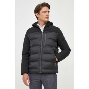 Karl Lagerfeld geaca barbati, culoarea negru, de iarna