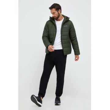 Puma geaca barbati, culoarea verde, de tranzitie