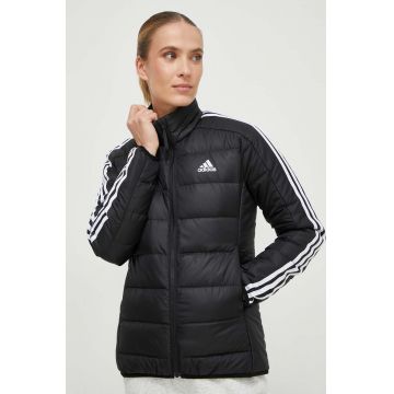 adidas geaca de puf femei, culoarea negru, de tranzitie