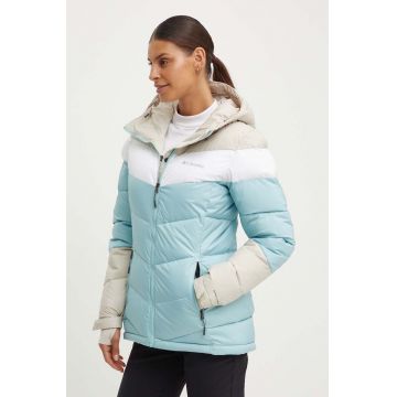 Columbia geacă Abbott Peak femei, culoarea bej, gore-tex 1909971-843