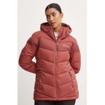 Columbia geacă Abbott Peak femei, culoarea bordo, gore-tex 1909971-843
