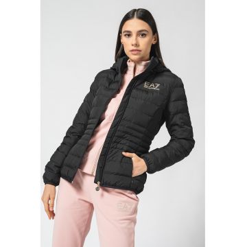 Geaca slim fit cu gluga Geaca slim fit cu gluga