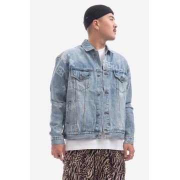 KSUBI geacă jeans de tranzitie, oversize MPS23JK005-DENIM