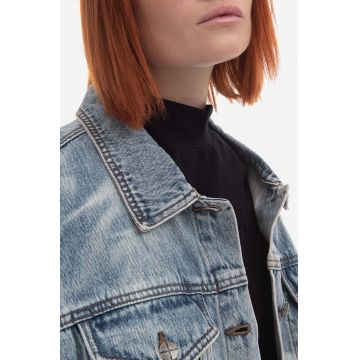 KSUBI geacă din denim femei, de tranziție, oversize WPS23JK006-DENIM