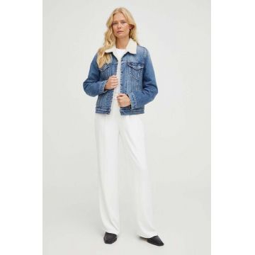Levi's geaca jeans femei, de tranzitie