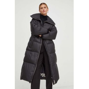 Marc O'Polo geaca de puf femei, culoarea negru, de iarna, oversize