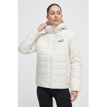 Puma geaca femei, culoarea bej, de tranzitie