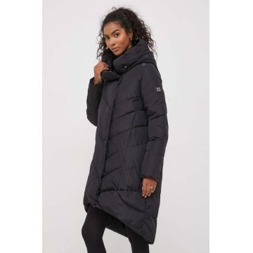 Tiffi geaca femei, culoarea negru, de tranzitie