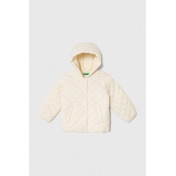 United Colors of Benetton geaca copii culoarea bej
