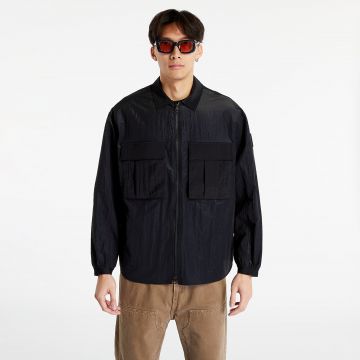 Calvin Klein Jeans Mesh Ripstop Overshirt Black