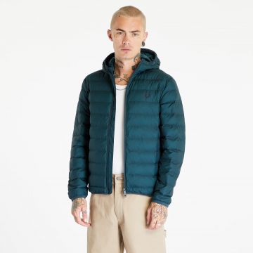 FRED PERRY Hooded Insulated Jacket Petrol Blue