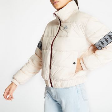Kappa Doltan Jacket Pink/ Red Dahlia/ Silver