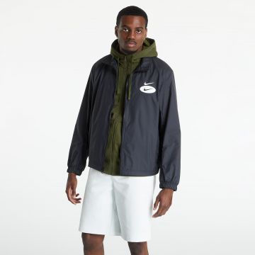 Nike NSW Swoosh League Men's Woven Lined Jacket Black/ Black/ Summit White