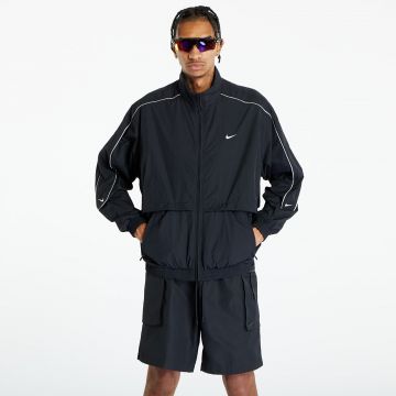 Nike Solo Swoosh Woven Tracksuit Jacket Black/ White