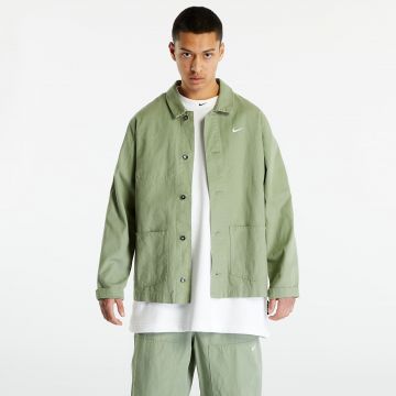 Nike Sportswear Men's Unlined Chore Coat Oil Green/ White