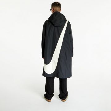 Nike Swoosh Men's Woven Parka Black/ Coconut Milk