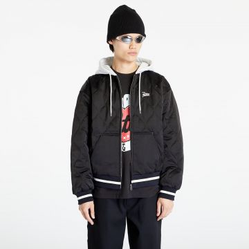 Patta Hooded Bomber Jacket Black