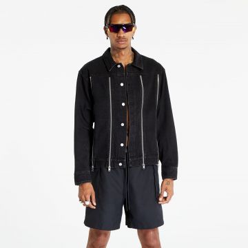Jacheta PLEASURES Mileage Denim Trucker Jacket Black