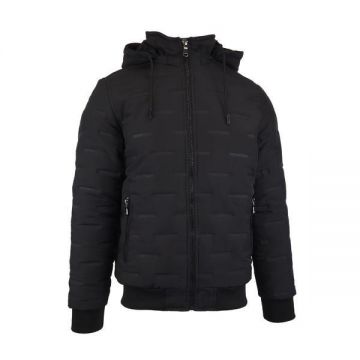 Geaca barbat cu vatelina, negru, L