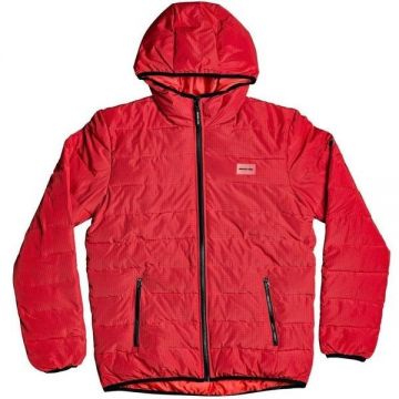 Geaca barbati DC Shoes Turner Puffer Hooded ADYJK03090-RQR0, L, Rosu