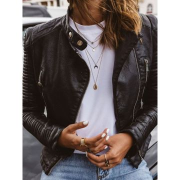 GEACA DE PIELE ARTIFICIALA AVERILLA neagra