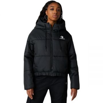 Geaca femei Converse Synthetic Short Puffer 10023736-001, XL, Negru