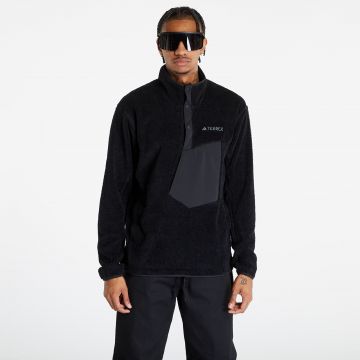 adidas Terrex Xploric High Pile Fleece Pullover Black