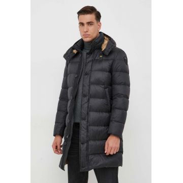 Blauer geaca de puf barbati, culoarea negru, de iarna