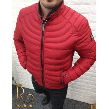 Geaca de bărbați, Slim Fit, din fâș umpluta cu vatelina - GC398