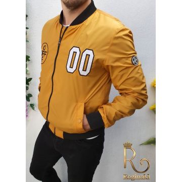 Geaca de barbati, maro din fas, Slim Fit - GC331