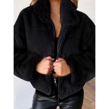 JACHETA SCURTA PUFOASA LETISION neagra
