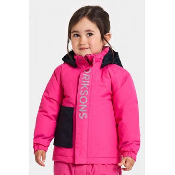 Didriksons geaca de iarna pentru copii RIO KIDS JKT culoarea roz