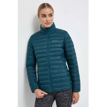 Jack Wolfskin geaca sport din puf Pilvi culoarea turcoaz