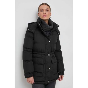 MICHAEL Michael Kors geaca femei, culoarea negru, de iarna