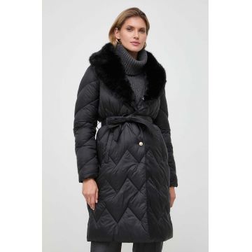 MICHAEL Michael Kors geaca femei, culoarea negru, de tranzitie